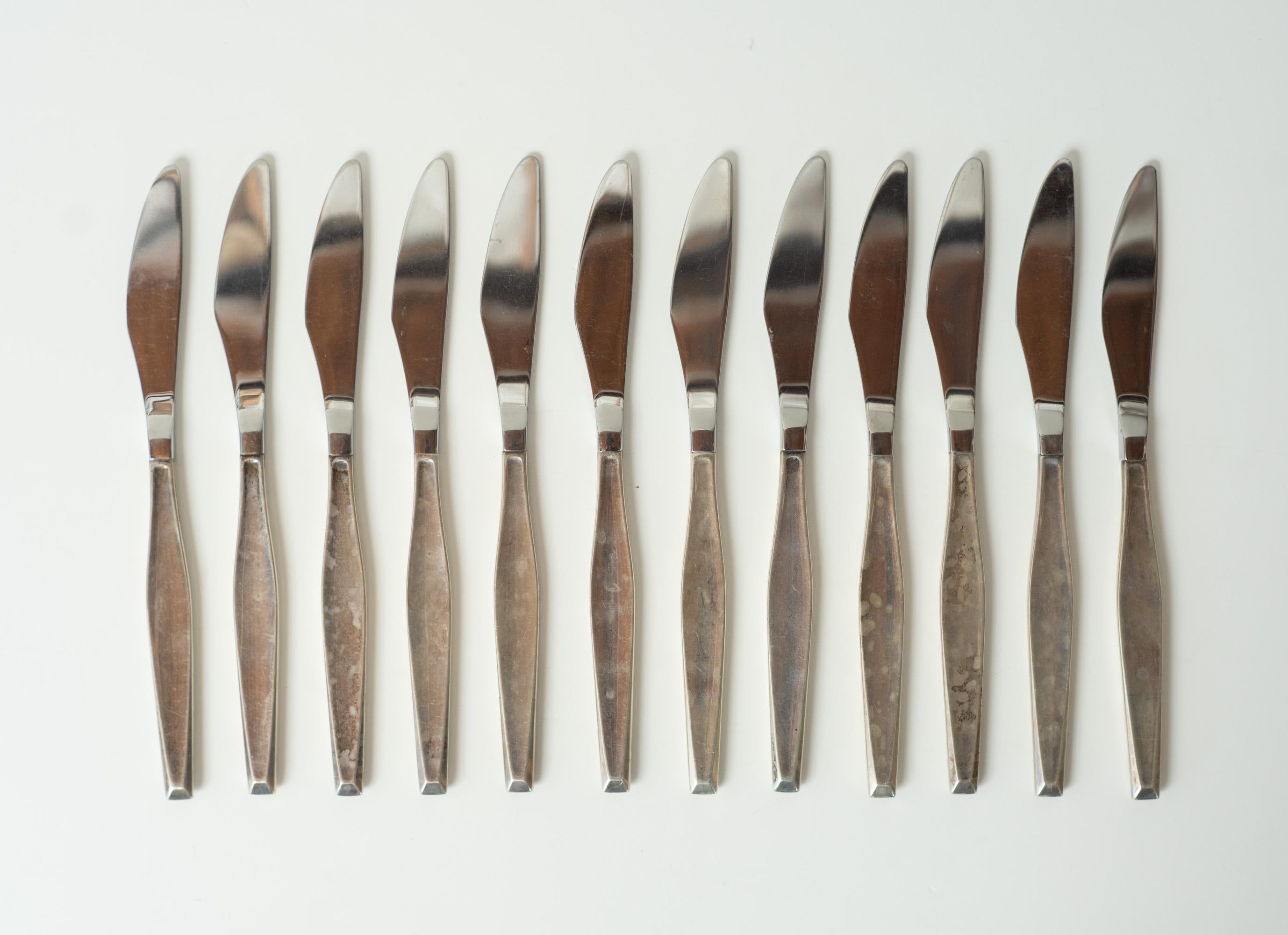 Gorham American Modernist Set di posate in argento per 8 persone 77 pezzi in vendita 6
