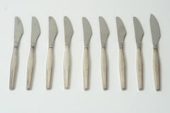 Gorham American Modernist Sterling Silver Flatware Set for 8 Service 77 Pieces