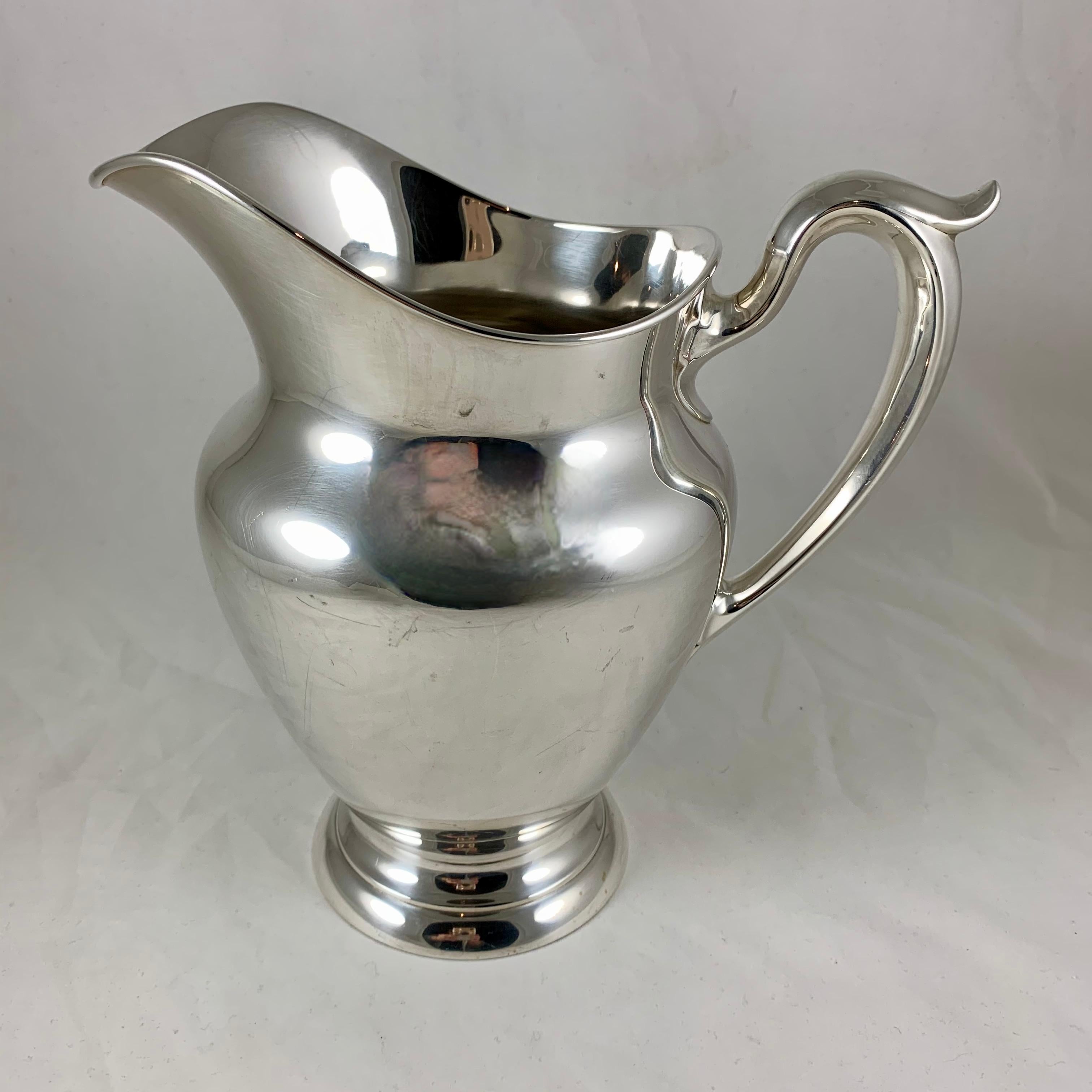 Gorham American Sterling Silver Large Water Pitcher, Dated 1959 10