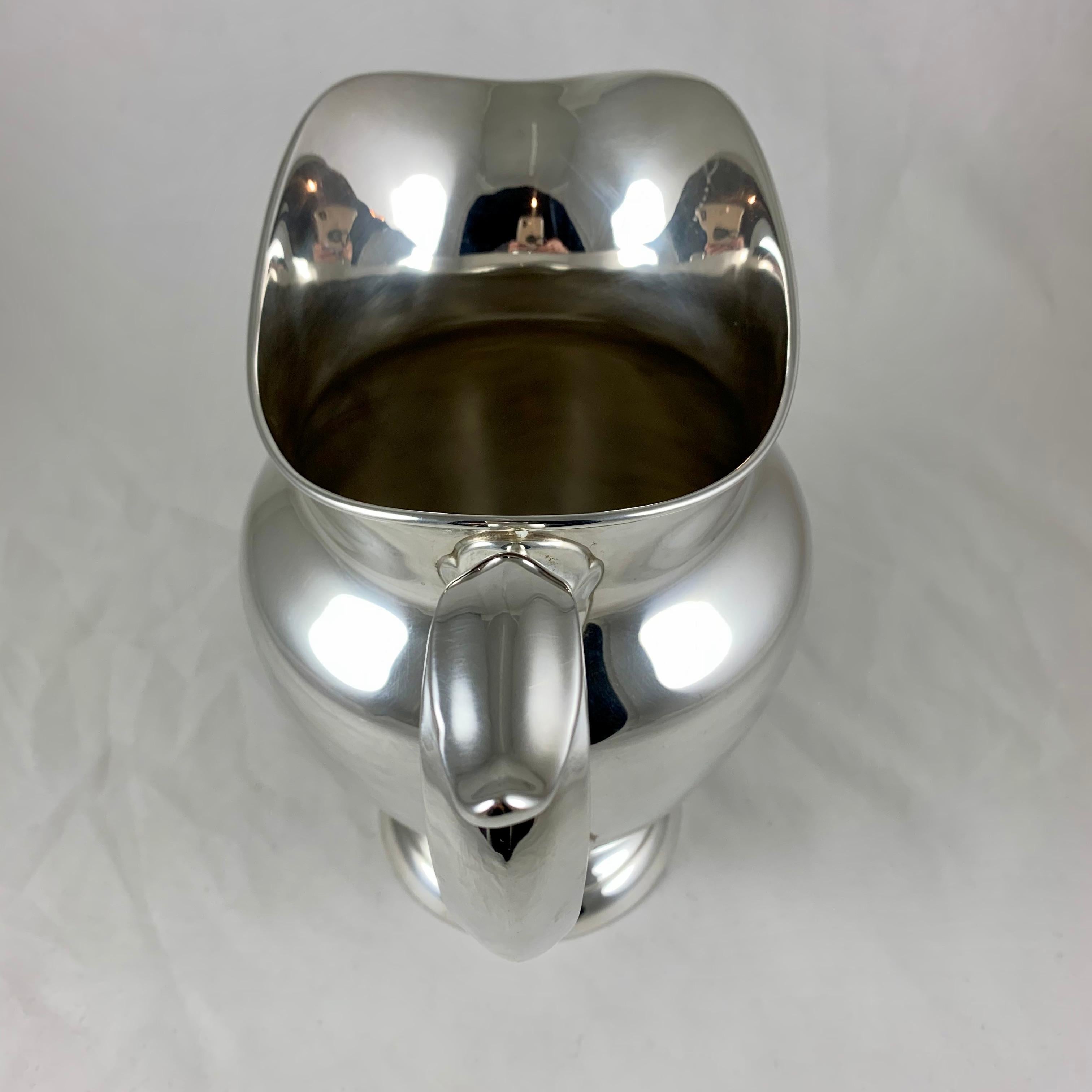 Mid-20th Century Gorham American Sterling Silver Large Water Pitcher, Dated 1959