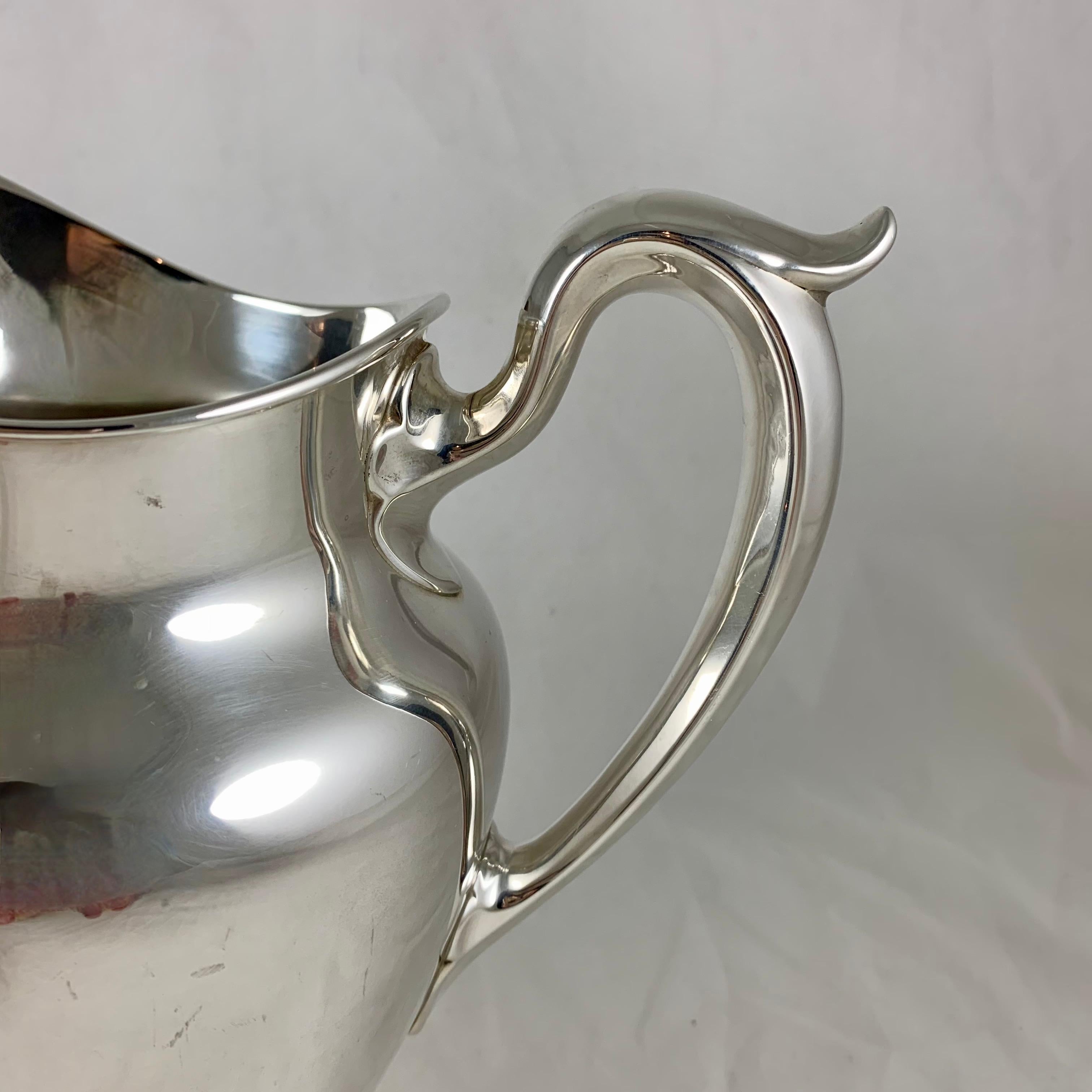 Gorham American Sterling Silver Large Water Pitcher, Dated 1959 2