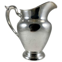 Gorham American Sterling Silver Large Water Pitcher, Dated 1959