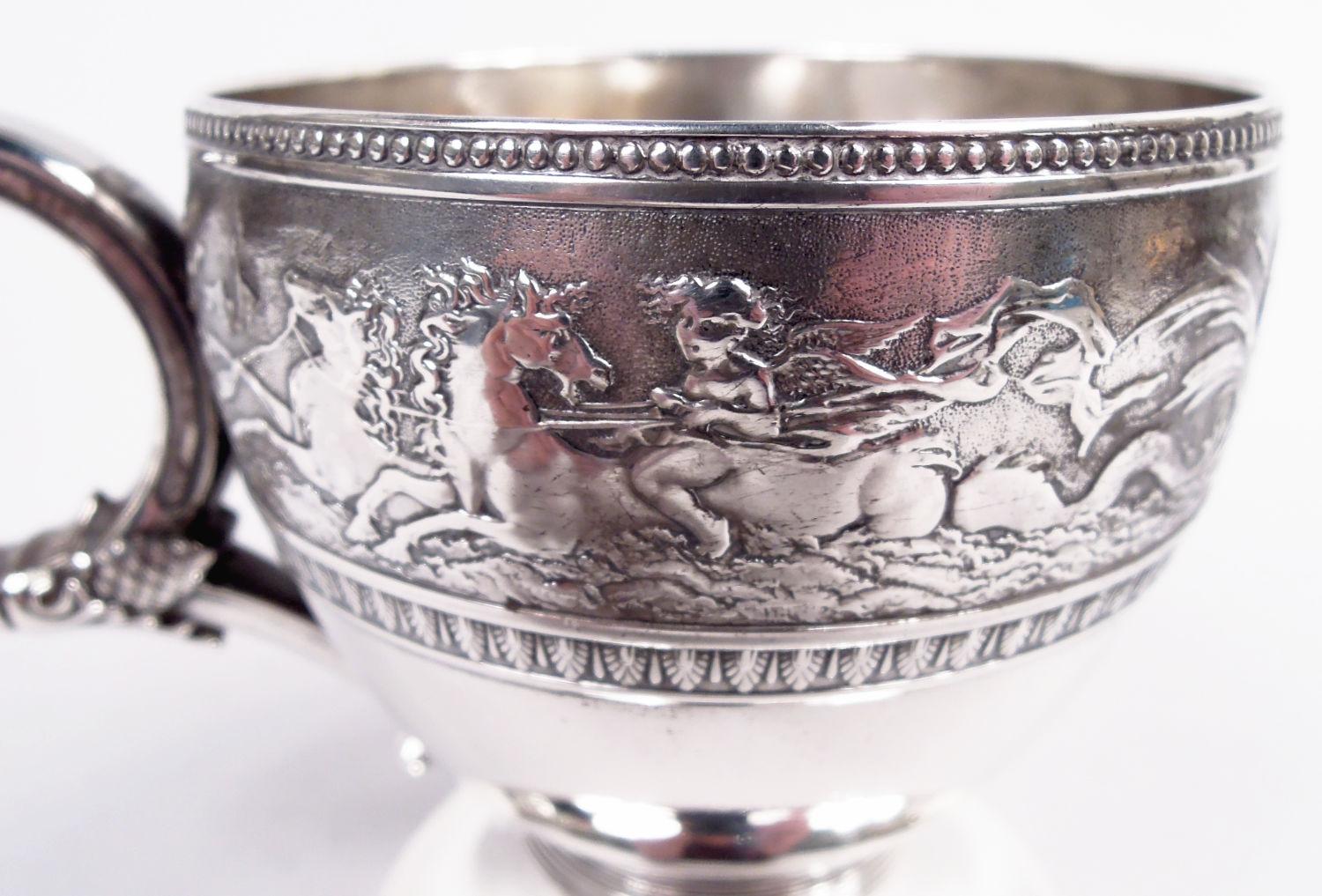 Argento 925 Tazza per giovani in argento sterling di Gorham con motivo classico Aurora in vendita