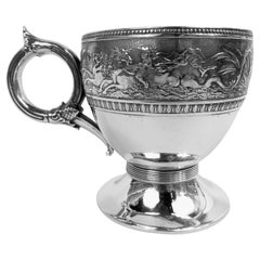 Tazza per giovani in argento sterling di Gorham con motivo classico Aurora
