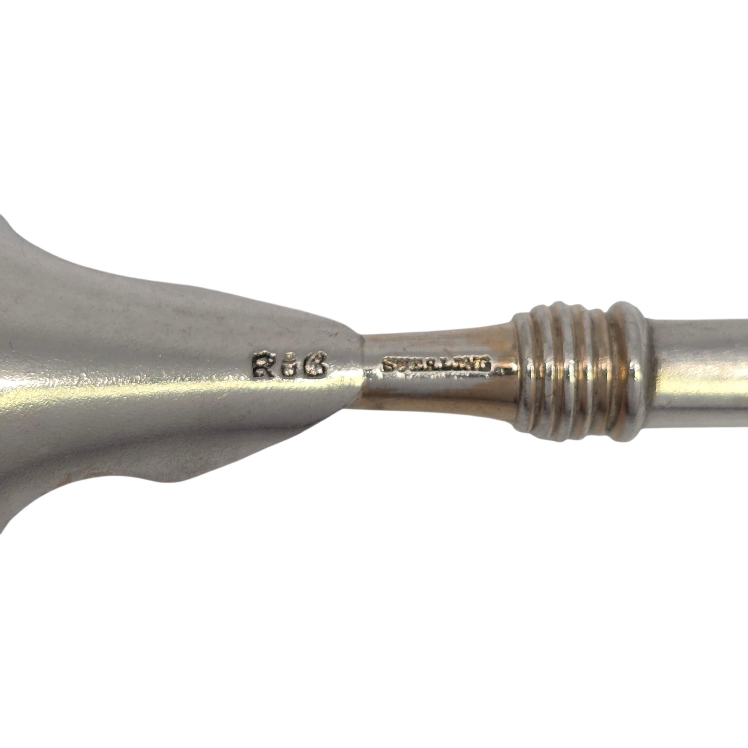 Gorham Angelo Sterling Silber Gold waschen Schüssel servieren Löffel w/Monogramm #22991 im Angebot 5