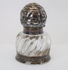 Gorham Antique Sterling Silver Victorian Inkwell