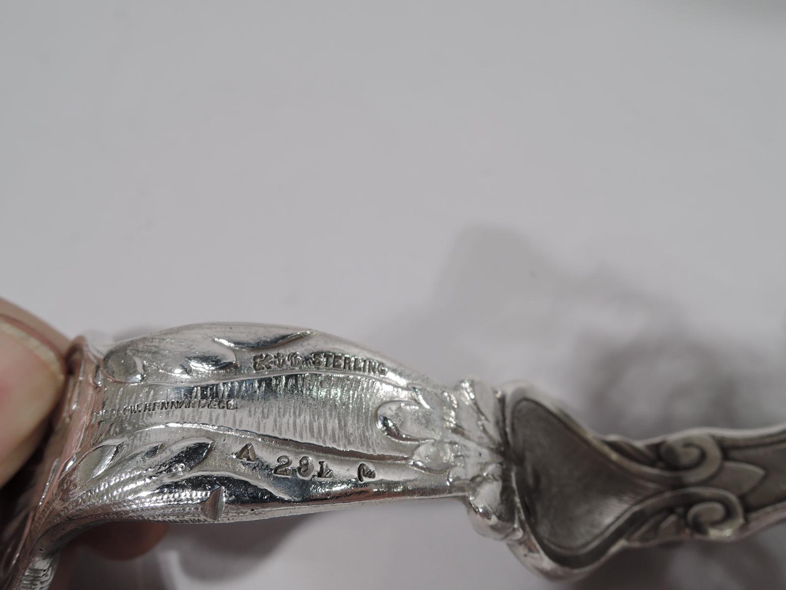 Gorham Art Nouveau Rococo Sterling Silver Bonbon Scoop 1