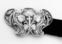 Gorham Art Nouveau Sterling Buckle, 1902