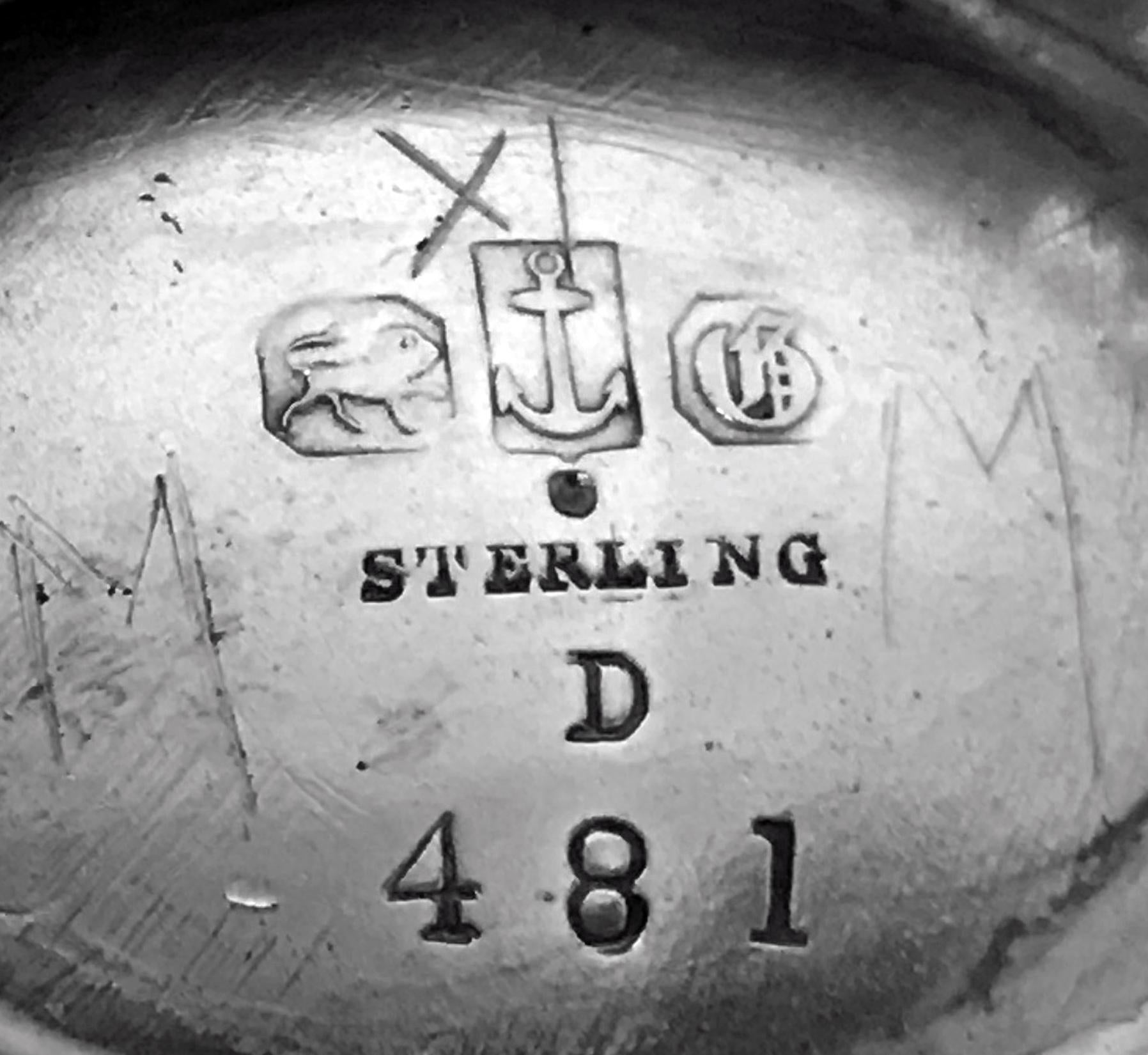 Sterling Silver Gorham Athenic American Sterling Basket, 1871