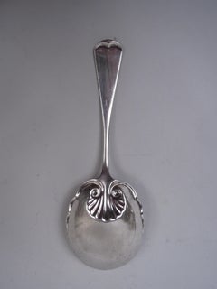 Gorham Berry Spoon in Aesthetic Japonesque Chrysanthemum Pattern