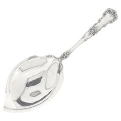 Gorham Buttercup Pattern Sterling Silver Large Oyster Serving Spoon