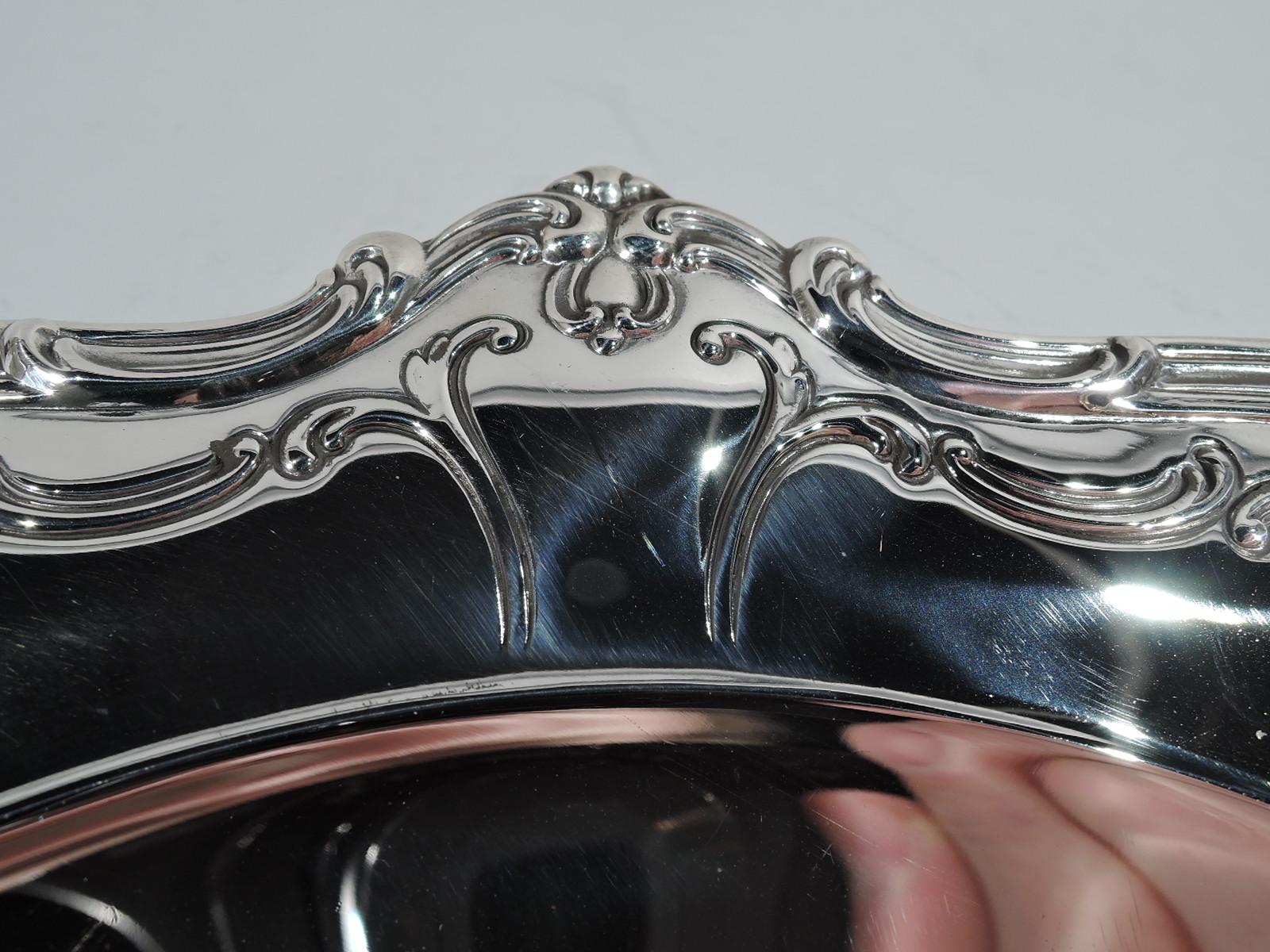 American Gorham Chantilly-Duchess Art Nouveau Sterling Silver Serving Plate