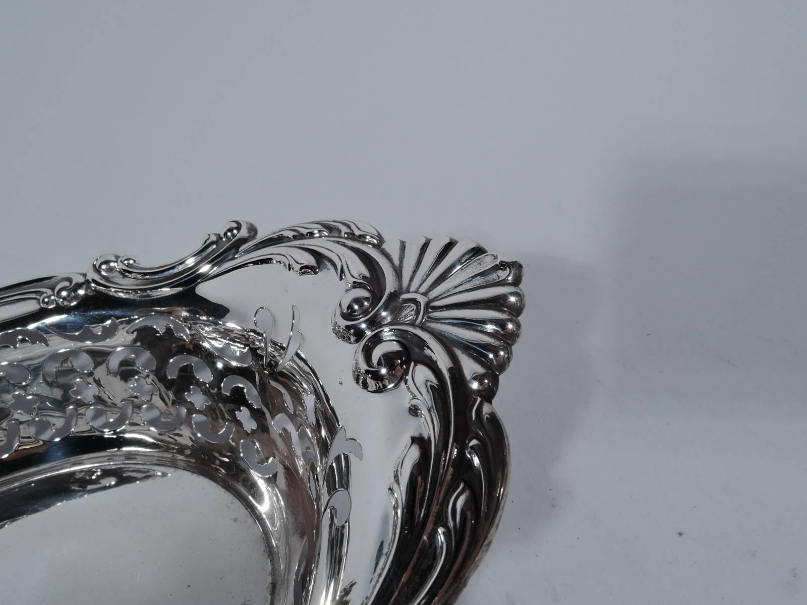Victorian Gorham Classical Pierced Sterling Silver Bowl