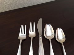 Gorham "Classique" Service for 8 Plus, Designed by Burr Sebring, 1961