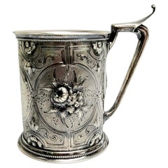 Tasse d'enfant en argent à monnaie Gorham