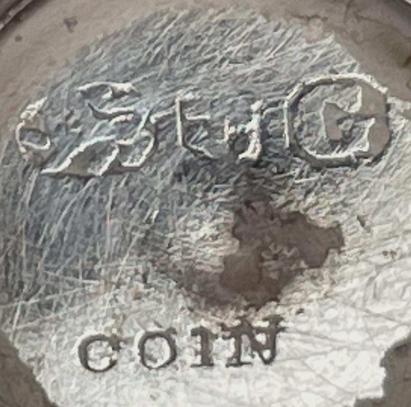 Paire de salières ouvertes Gorham Coin Silver des années 1850 Bon état - En vente à New York, NY
