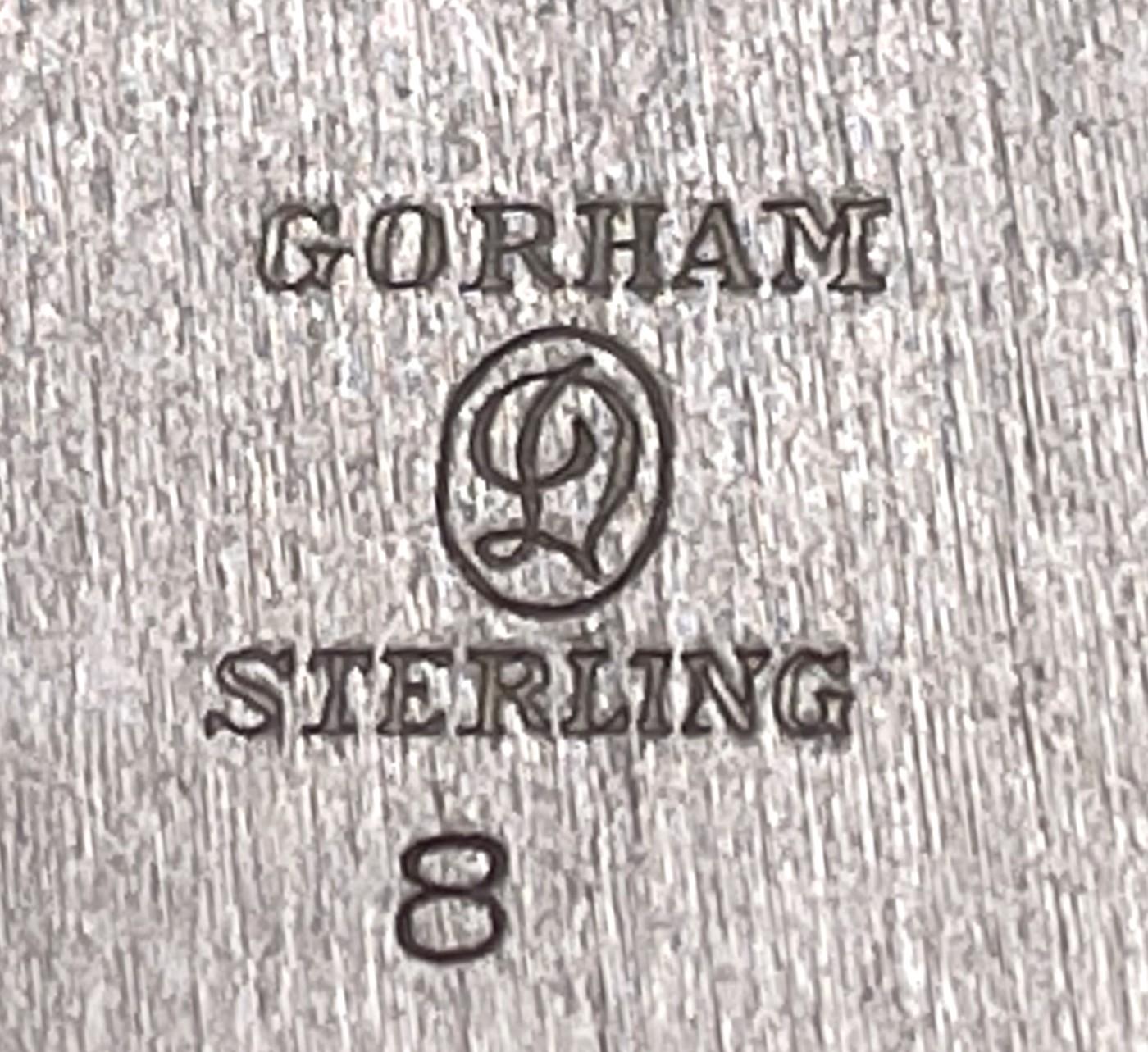 Durgin-Gorham: set di 12 piatti da portata in argento sterling e 12 piatti da pane in vendita 3