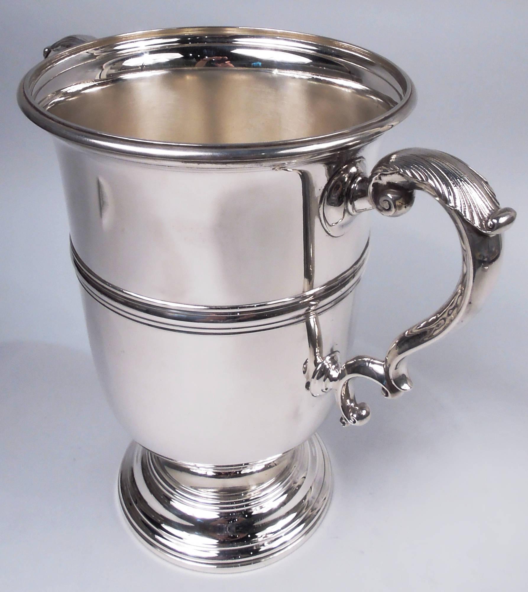 Gorham Edwardian Classical Large Sterling Silver Trophy Cup In Good Condition In New York, NY