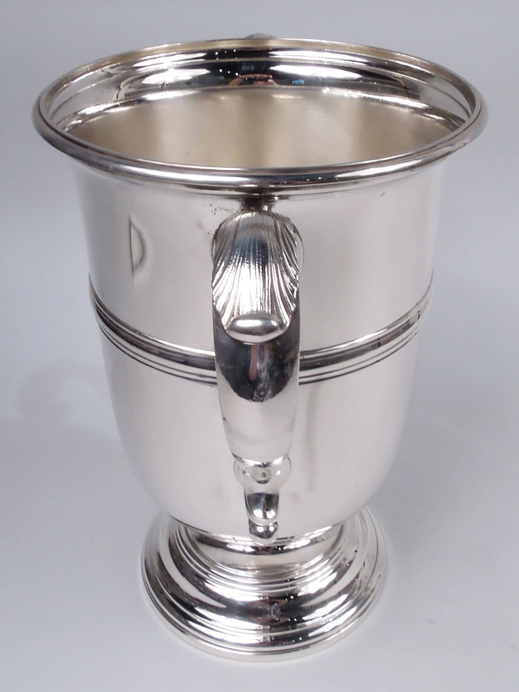 20th Century Gorham Edwardian Classical Large Sterling Silver Trophy Cup