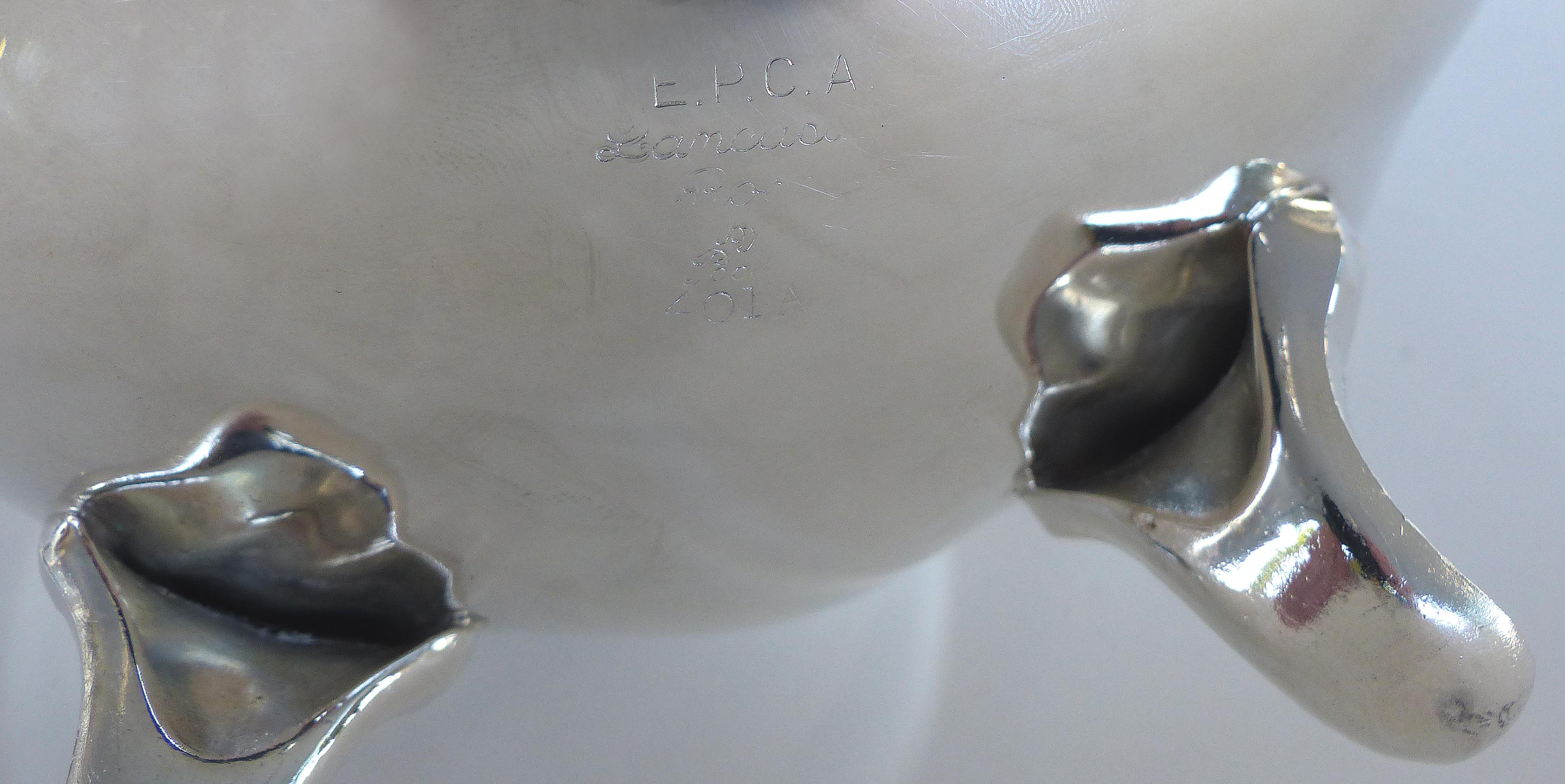 Gorham Electroplated Nickel Silver Footed Water Pitcher 2