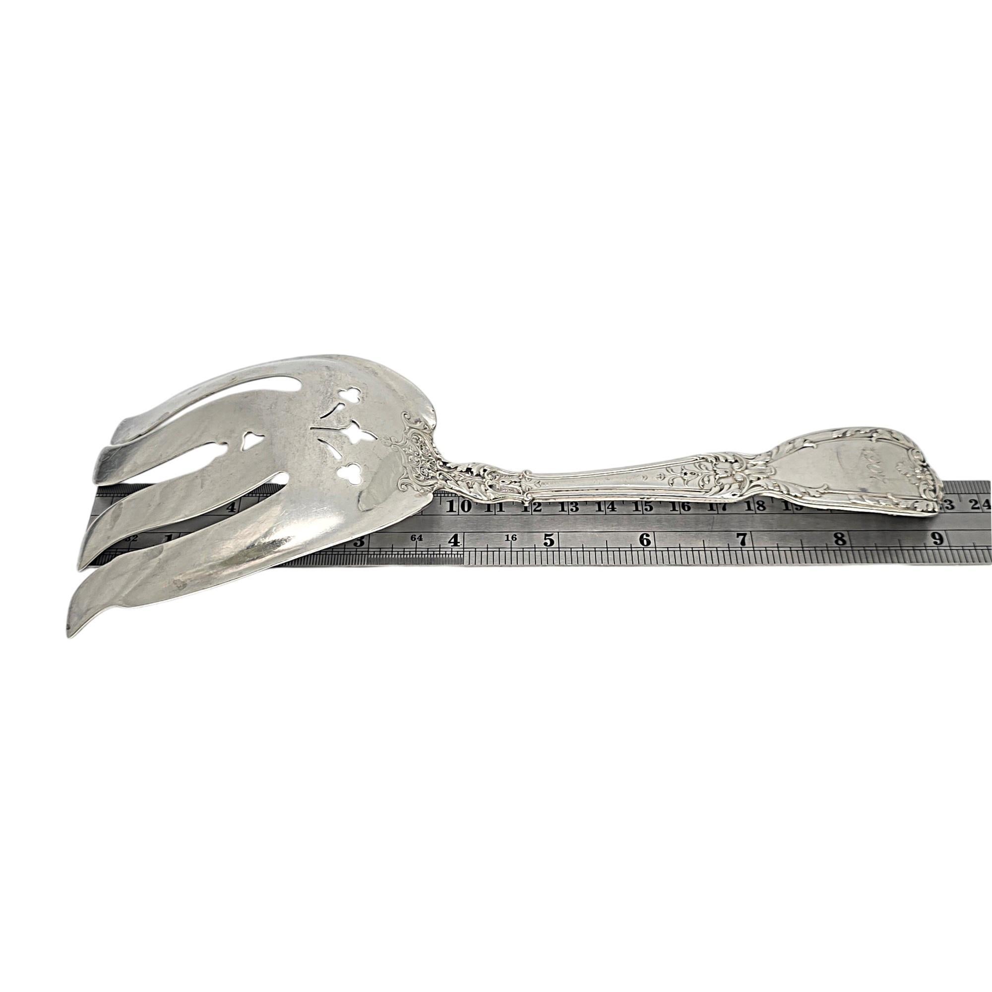 Forchetta da portata per asparagi in argento sterling di Gorham Florentine e Mono #21295 in vendita 6