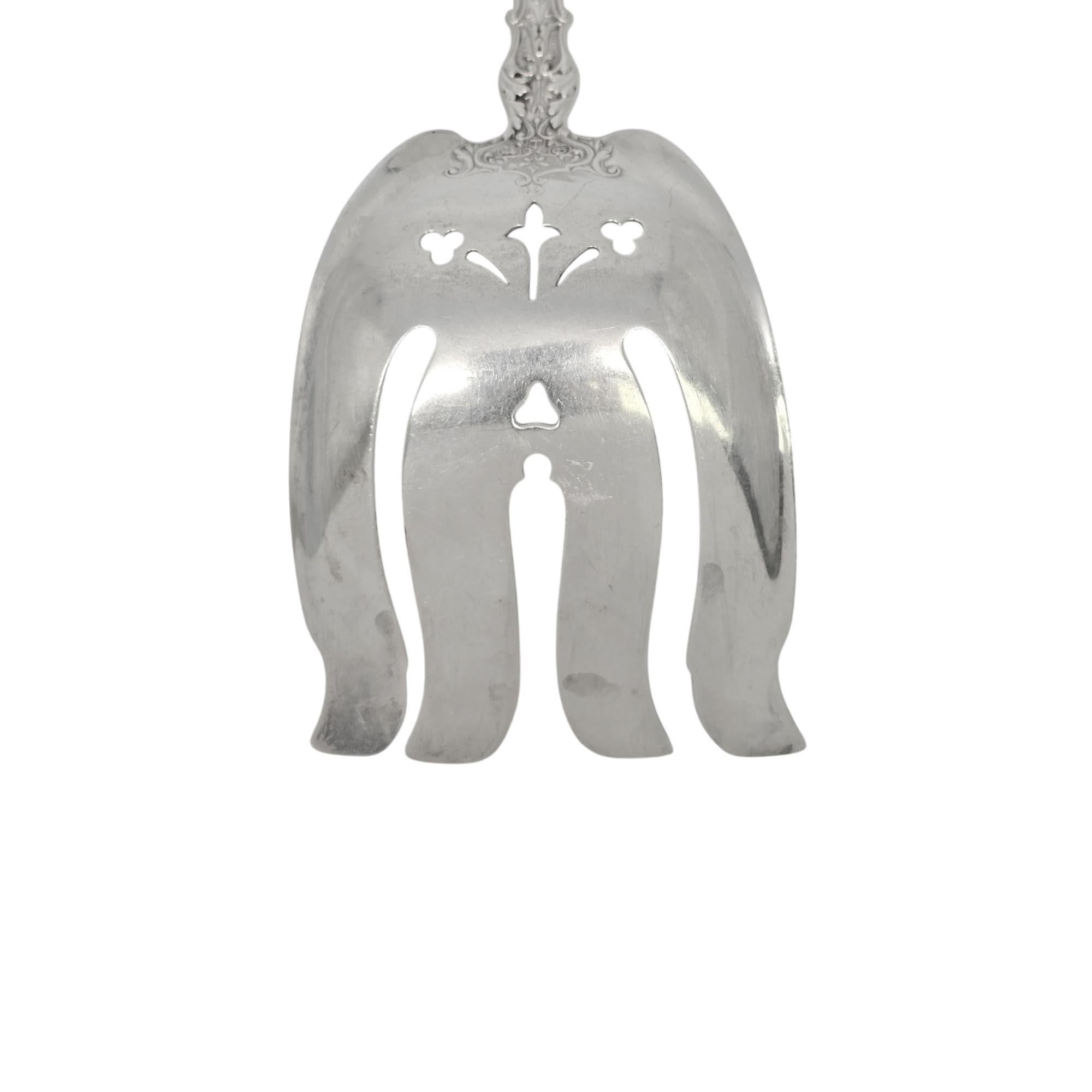 Forchetta da portata per asparagi in argento sterling di Gorham Florentine e Mono #21295 in vendita 3