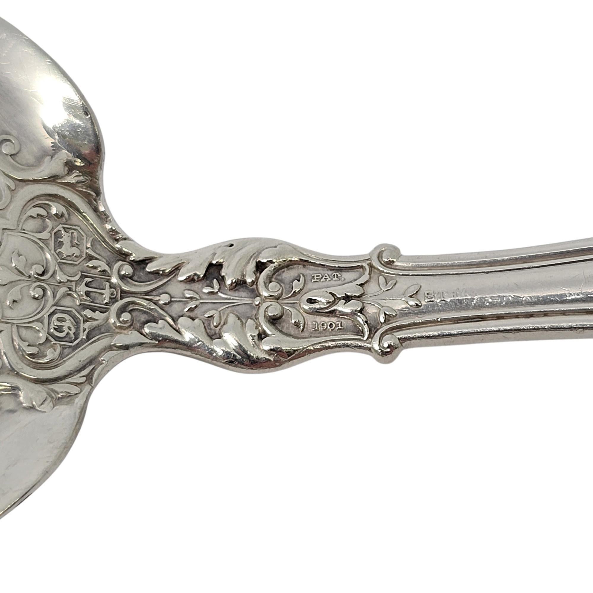Forchetta da portata per asparagi in argento sterling di Gorham Florentine e Mono #21295 in vendita 5