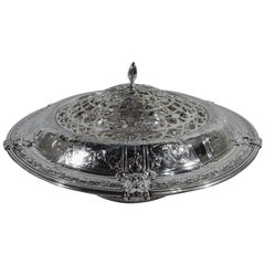 Gorham Florentine-Florenz Sterling Silver Centerpiece Flower Bowl