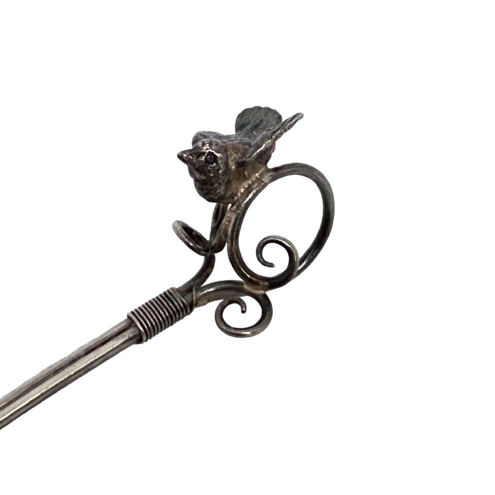 da uomo o donna Gorham per Tiffany & Co. Cucchiaio per uccelli in argento sterling e oro 5 3/4