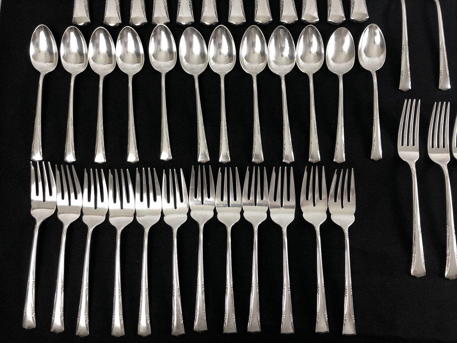 20th Century Gorham Greenbrier Service for 12, Sterling Silver, 1938, No Monogram, 77 Pieces