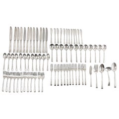 Gorham Greenbrier Service for 12, Sterling Silver, 1938, No Monogram, 77 Pieces
