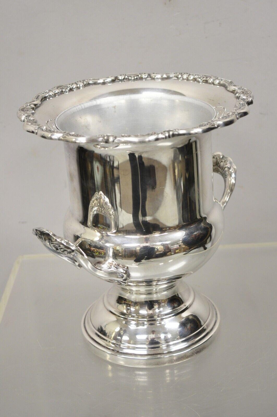 20th Century Gorham Heritage Silver Plated YH 343 Champagne Chiller Wine Ice Bucket
