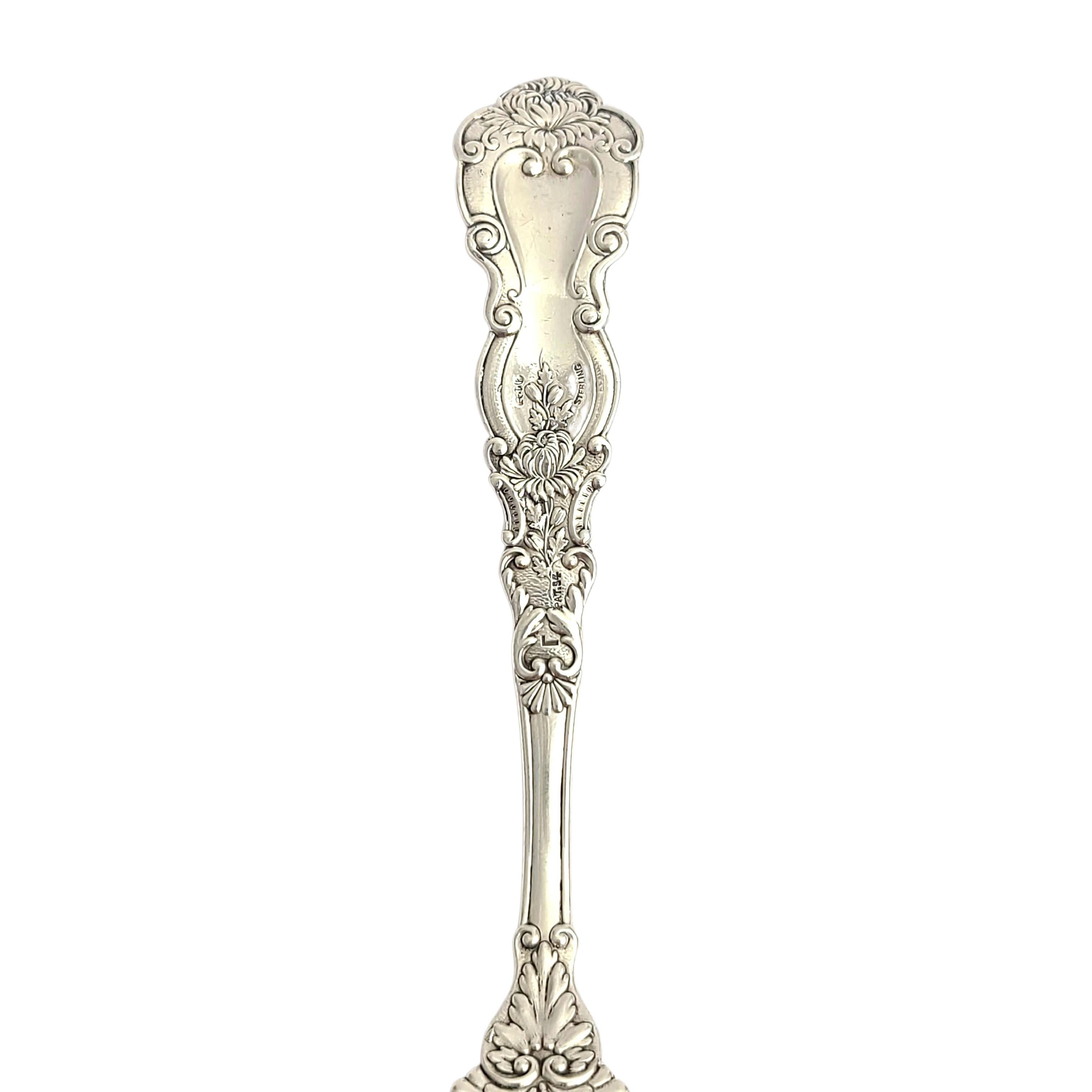 Women's or Men's Gorham Imperial Chrysanthemum Sterling Silver Potato Fork For Sale