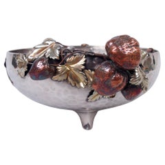Gorham Japonesque Mixed Metal Strawberry
Butterfly Bowl 1881