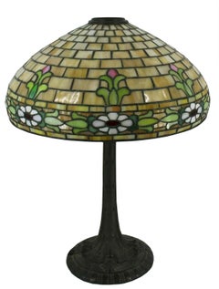Gorham Leaded Glass Table Lamp