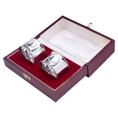 Gorham Manufacturing Co. sterling silver pair of napkin rings