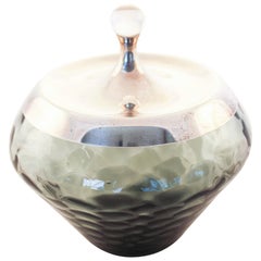 Vintage Gorham Modernism Jar in Ash Grey