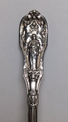 Gorham Mythologique Sterling Silver Berry Casserole Serving Spoon 'A'