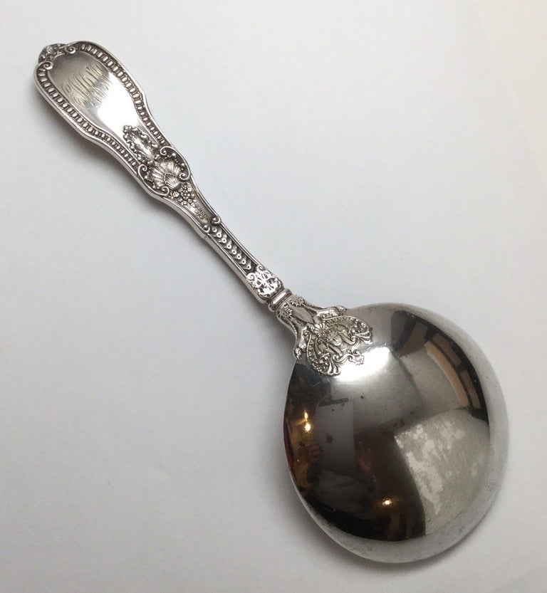 Gorham Mythologique Sterling Silver Berry Casserole Serving Spoon 'A