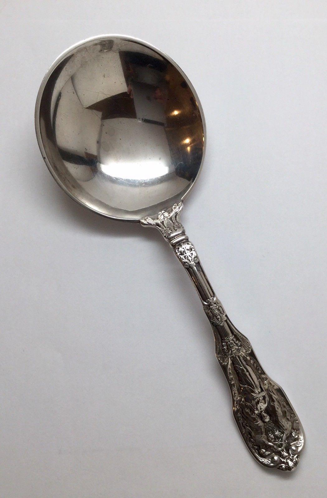 20th Century Gorham Mythologique Sterling Silver Berry Casserole Serving Spoon 'A' For Sale