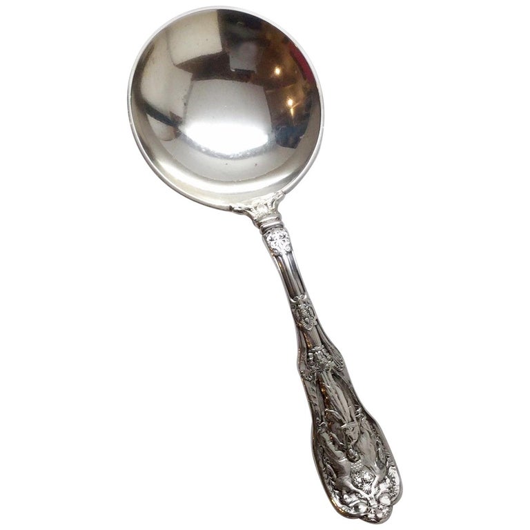 Gorham Mythologique Sterling Silver Berry Casserole Serving Spoon 'B' at 1stDibs