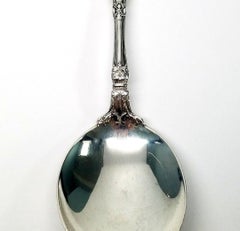 Gorham Mythologique Sterling Silver Round Bowl Soup/Gumbo Spoon Monogram