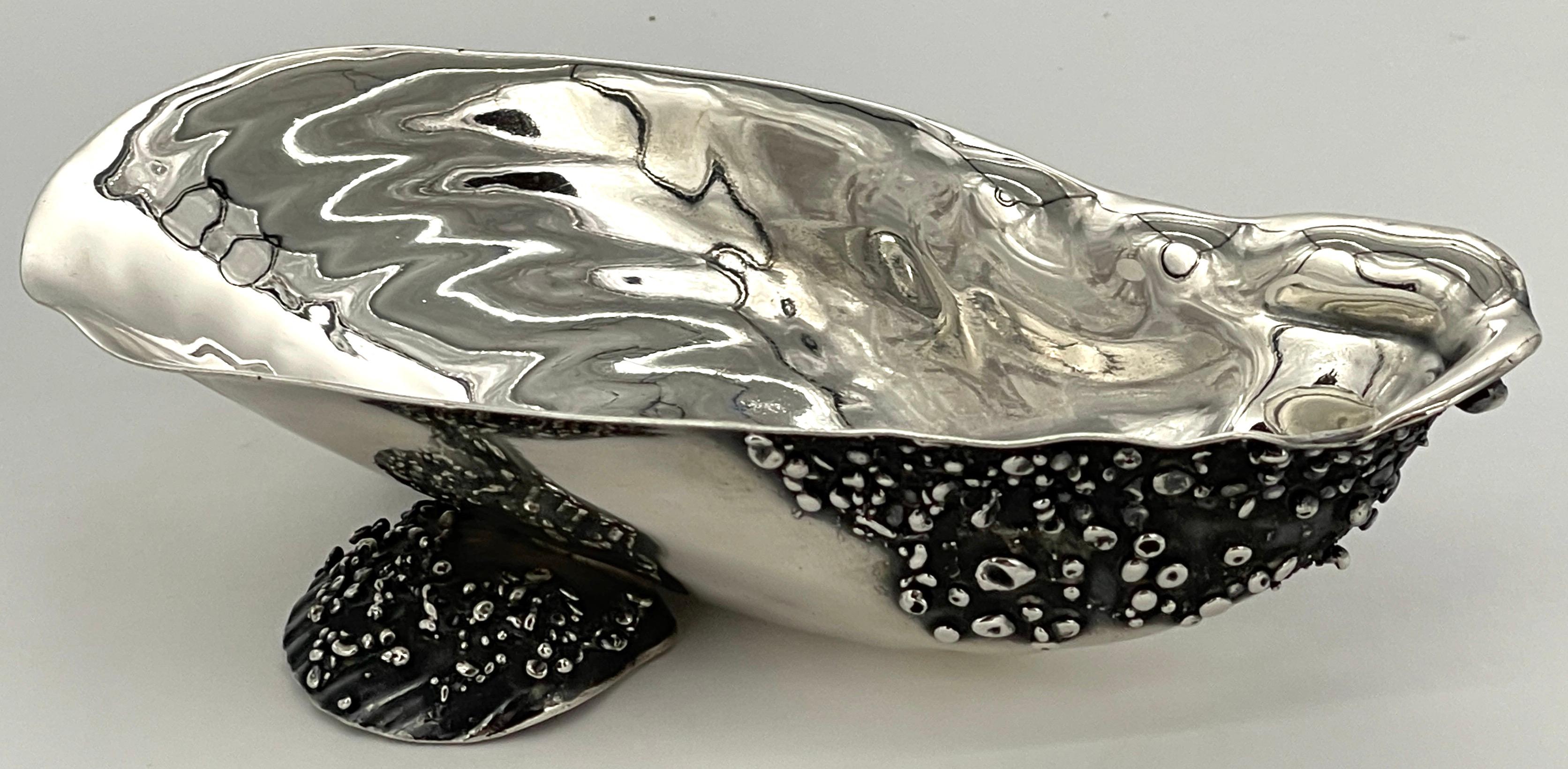 19th Century Gorham  'Narragansett' Sterling Silver Shell Oyster Serving Dish 