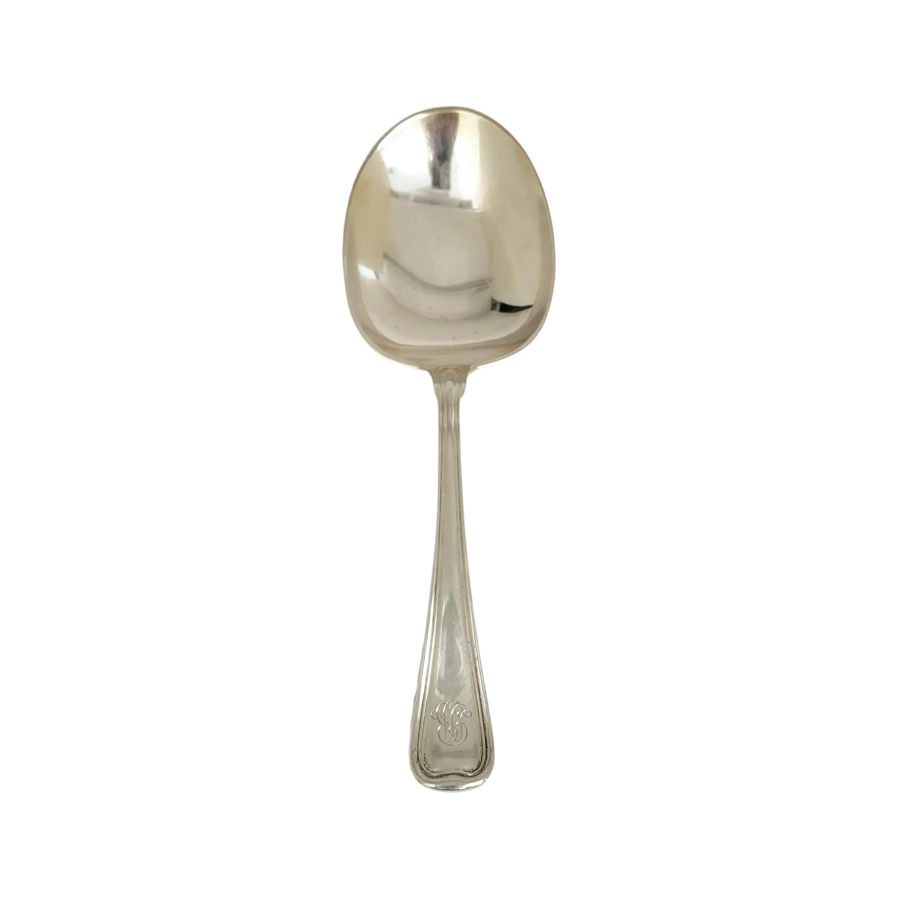 sterling silver serving spoon