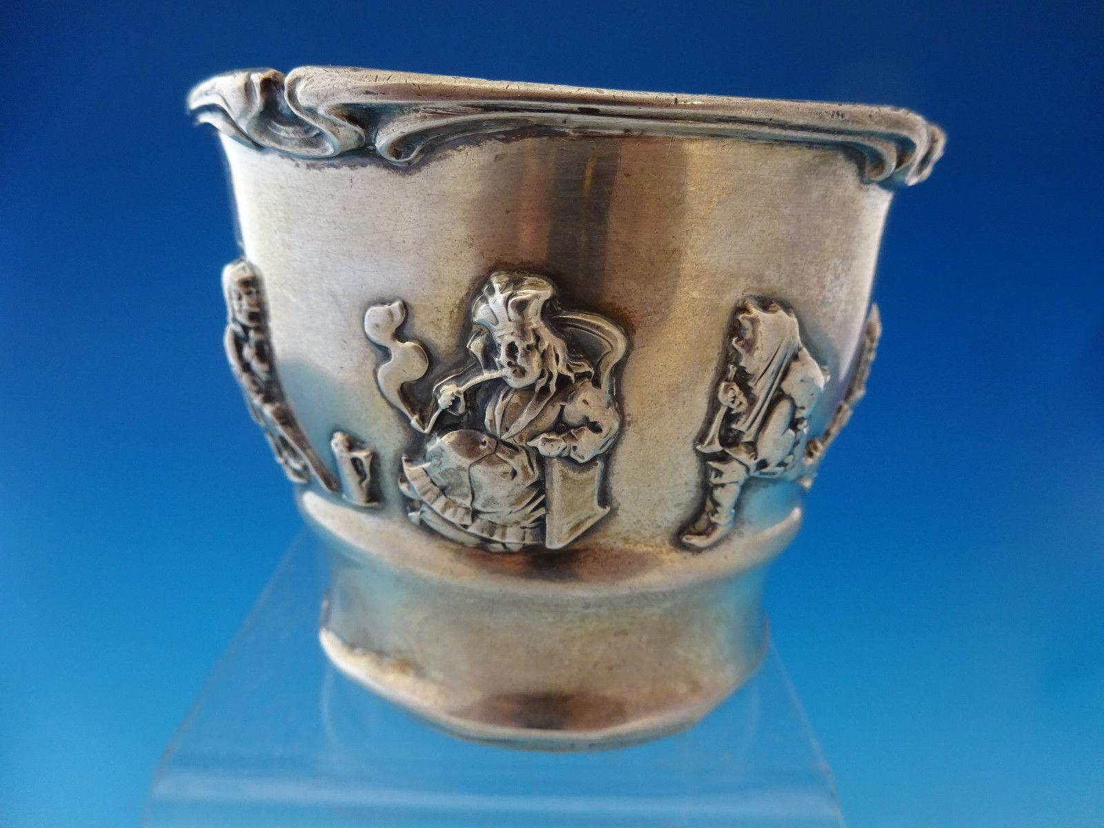 Gorham Old King Cole Sterling Silver Child's Cup GW As-is with Some Dents In Fair Condition In Big Bend, WI