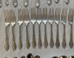 Gorham "Old Medici" Pattern Sterling Silverware Set (82 pc)