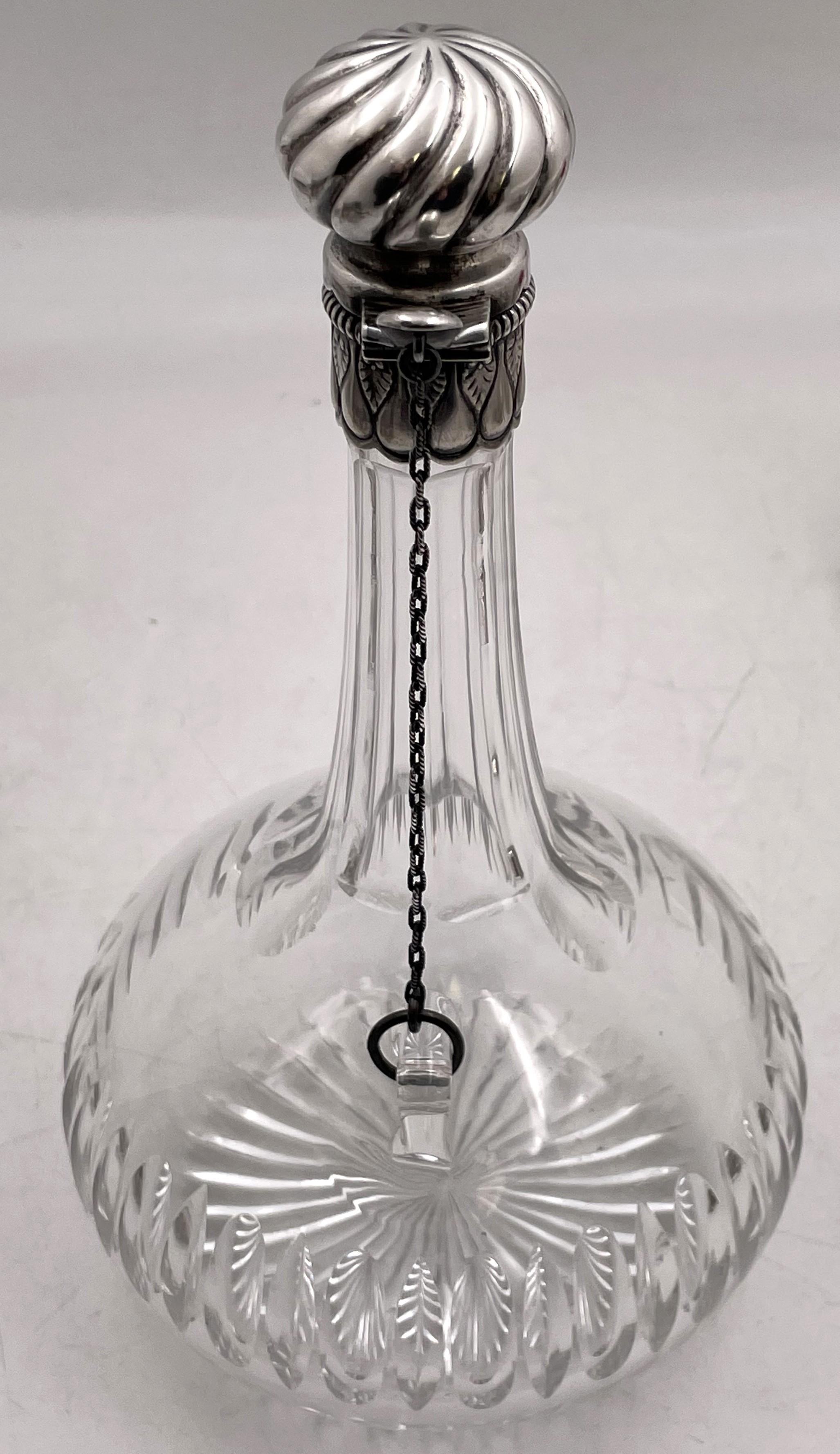 Gorham Coppia di decanter in argento sterling del 1887 in un raro stile moresco/moresca in vendita 2