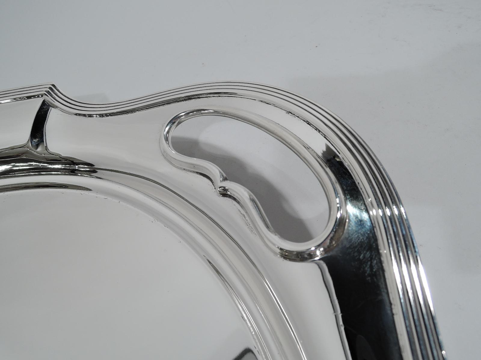 North American Gorham Plymouth Modern Sterling Silver Tea Tray