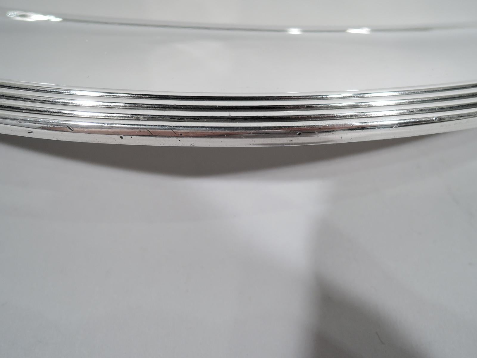 Mid-20th Century Gorham Plymouth Modern Sterling Silver Tea Tray