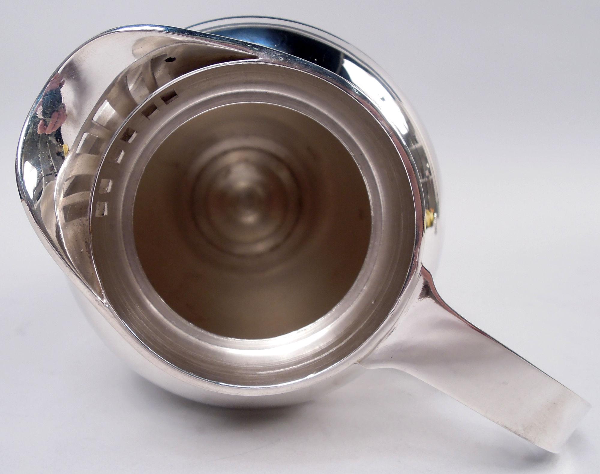 Gorham Prohibition-Era Sterling Silver Cocktail Shaker, 1930 For Sale 2